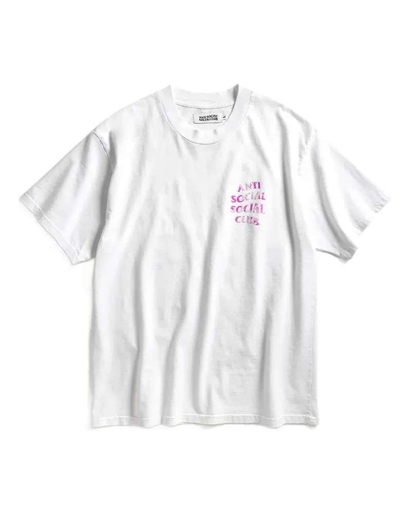 Anti Social Social Club T-Shirt mit Logo-Print - Weiß Weiß