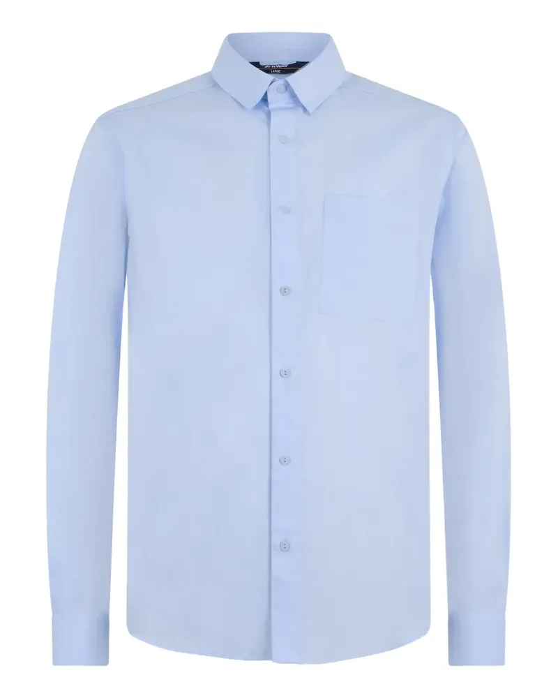 K-Way pocket button shirt - Blau Blau
