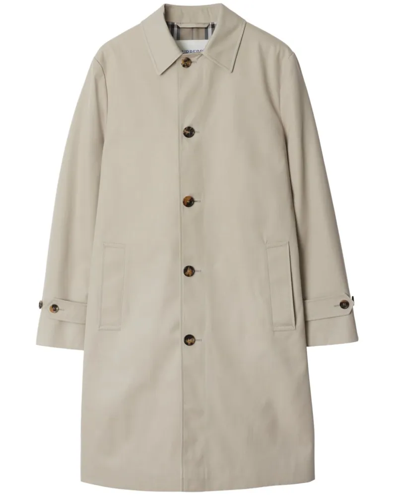 Burberry Mantel aus Baumwollgemisch - Nude Nude