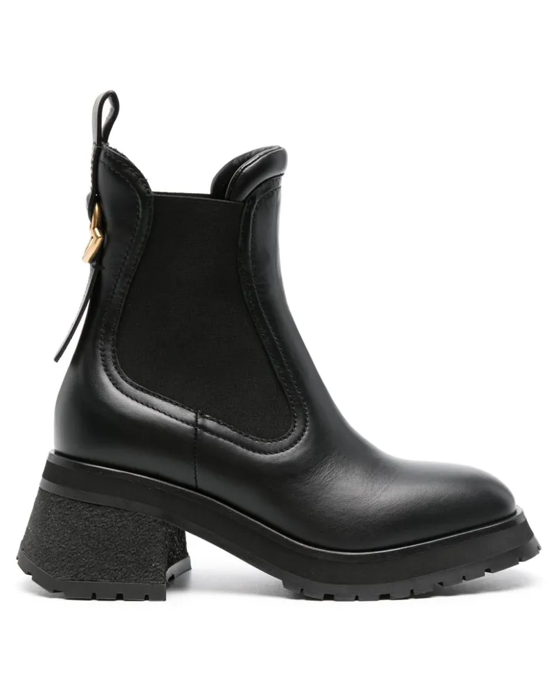 Moncler Gigi Chelsea-Boots 70mm - Schwarz Schwarz