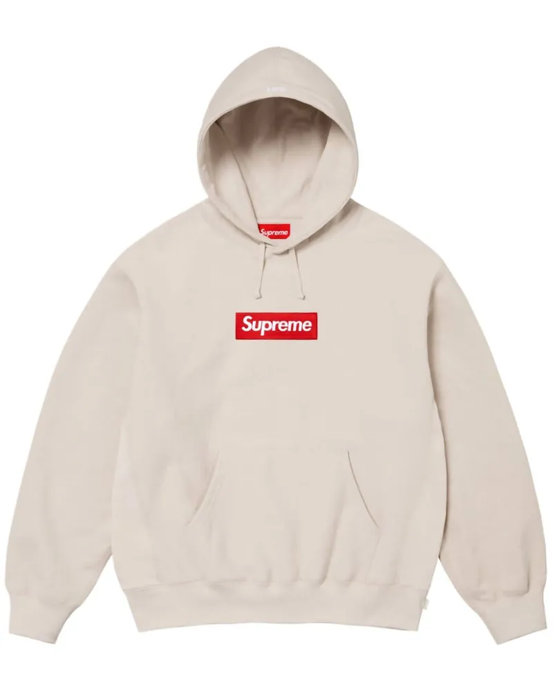 Supreme Being Box Logo Hoodie - Nude Nude