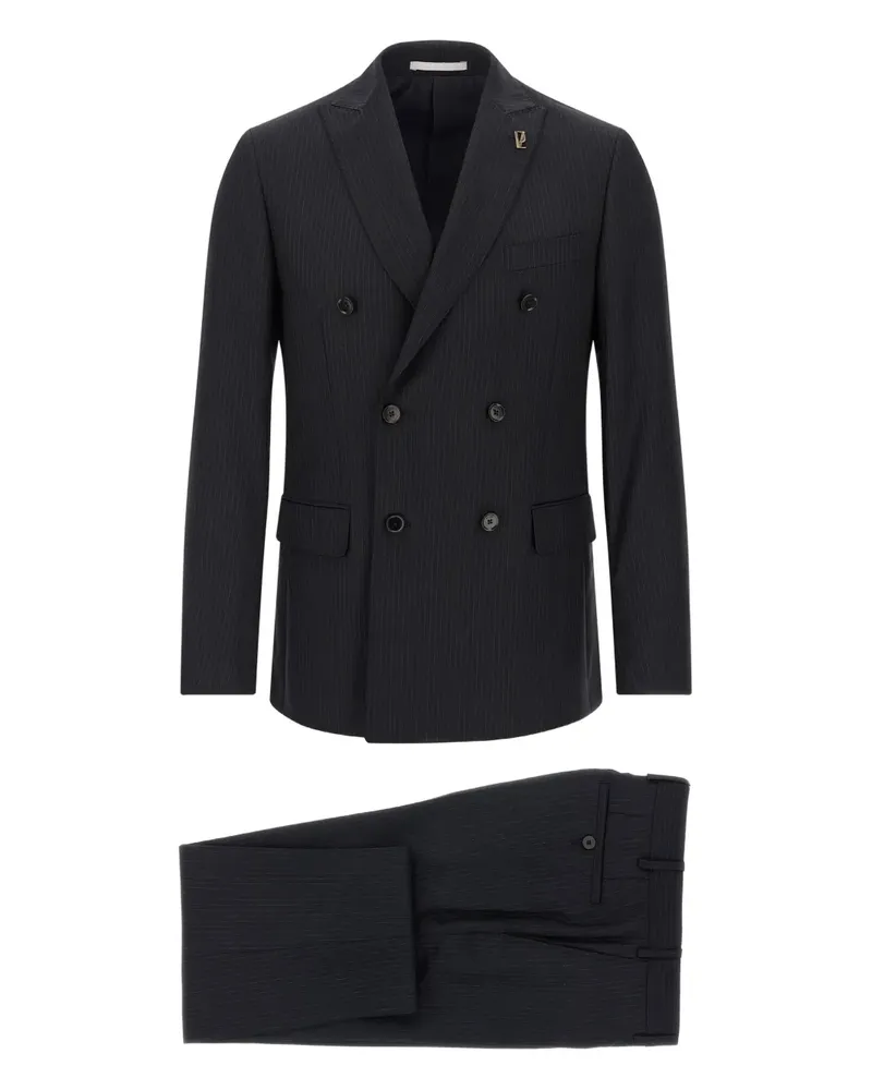 Pal Zileri pinstripe double-breasted suit - Blau Blau