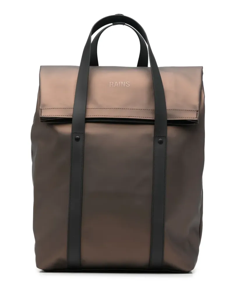 RAINS 2-Wege-Rucksack mit Klappe - Braun Braun