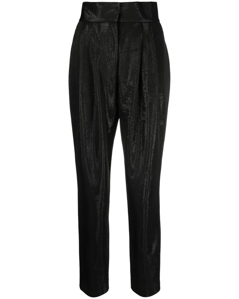 IRO Hose mit hohem Bund - Schwarz Schwarz