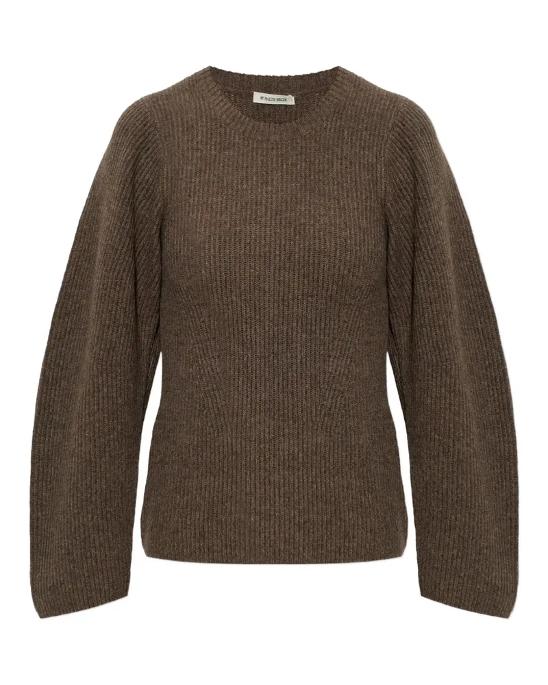 By Malene Birger Bianca Pullover aus geripptem Strick - Braun Braun