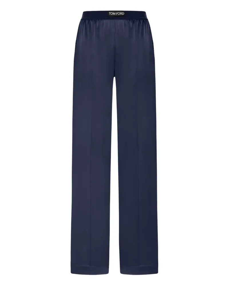 Tom Ford Hose aus Satin - Blau Blau