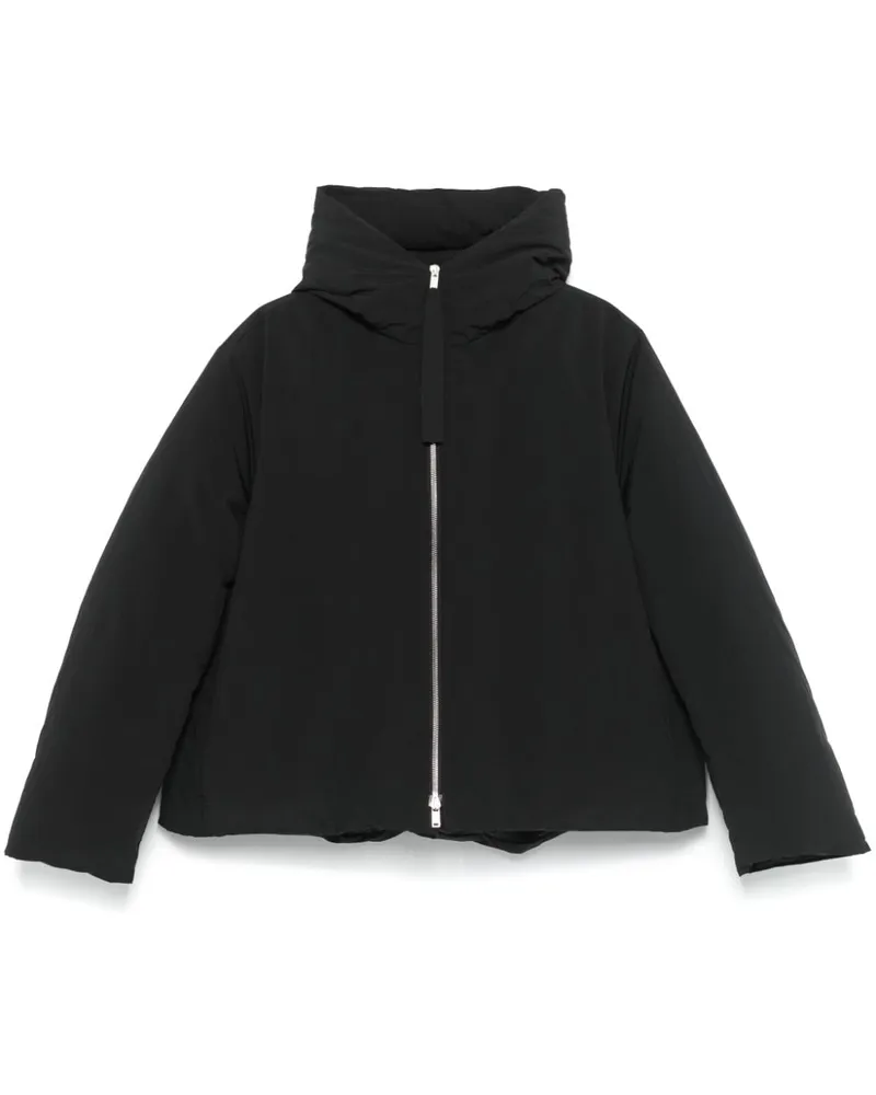 Jil Sander Klassische Kapuzenjacke - Schwarz Schwarz