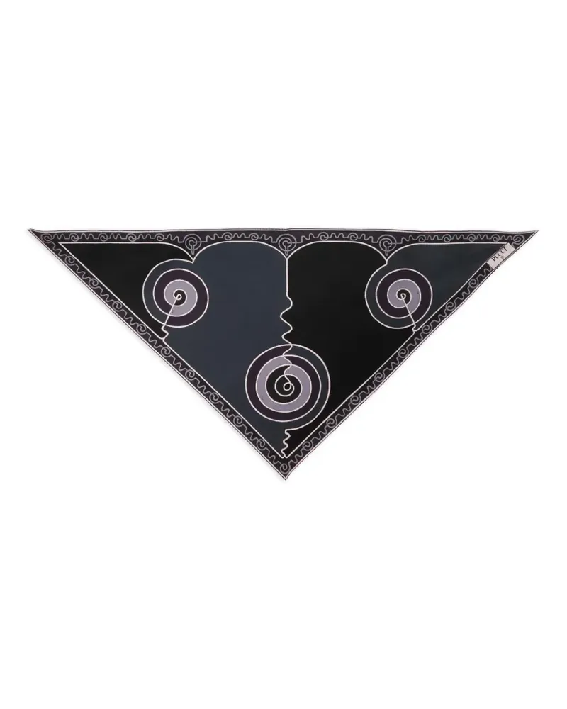 Emilio Pucci astro-print scarf - Schwarz Schwarz