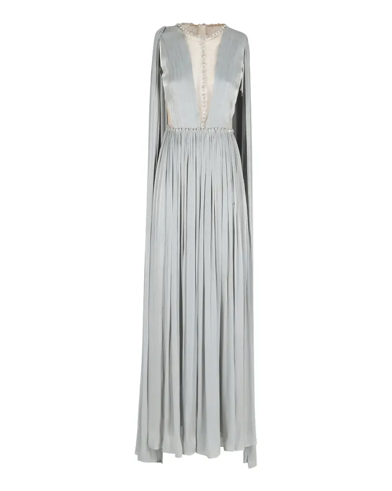 NISSA embellished pleated maxi dress - Grün Grün
