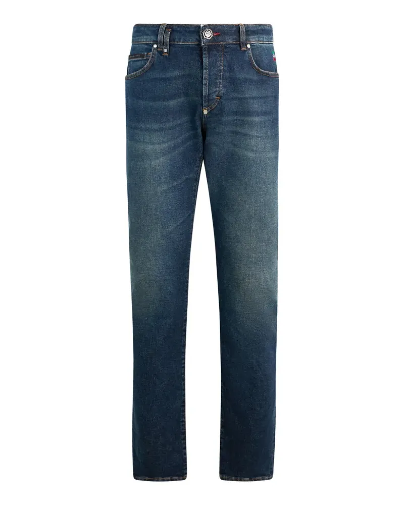 Philipp Plein Super Straight Cut Jeans - Blau Blau