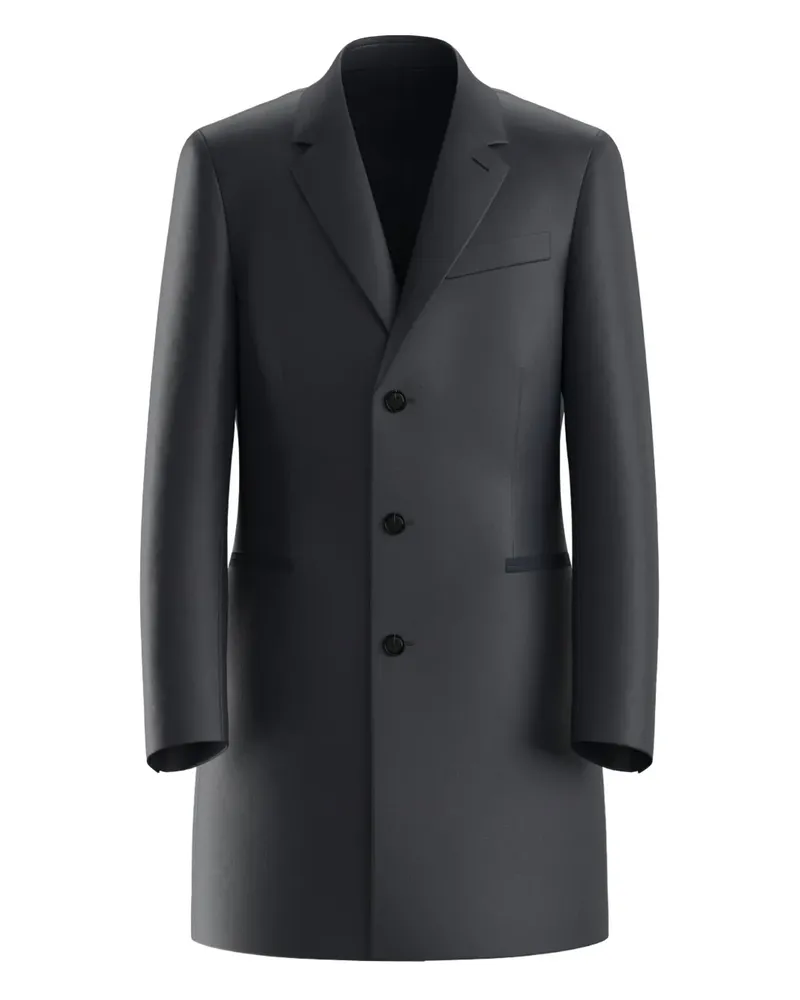 HUGO BOSS Mantel mit drei Knöpfen - Grau Grau