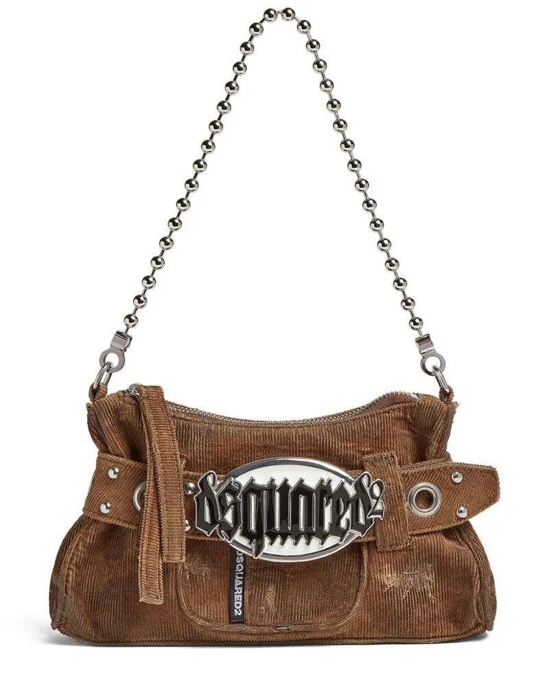 Dsquared2 Gothic Cord-Clutch - Braun Braun