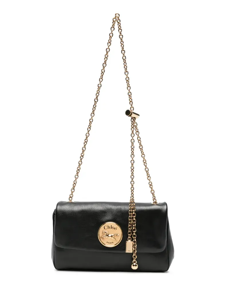 Chloé medium Heritage grained leather cross body bag - Schwarz Schwarz