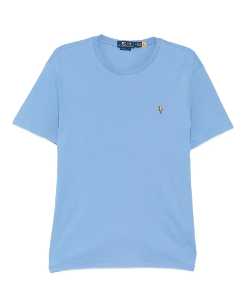 Ralph Lauren logo-embroidered T-shirt - Blau Blau