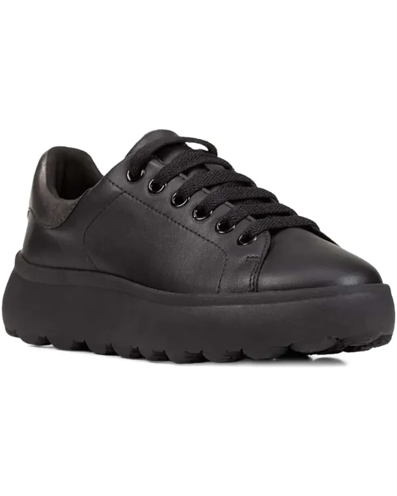 Geox Sneakers mit dicker Sohle - Schwarz Schwarz