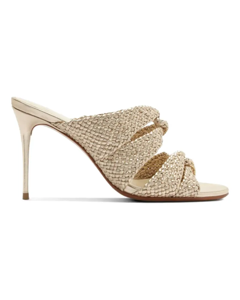 Alexandre Birman Sabrina leather sandals - Gold Gold