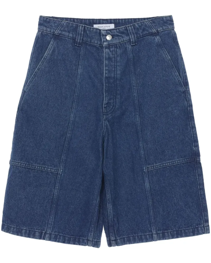 Kitsuné Workwear Jeans-Shorts - Blau Blau