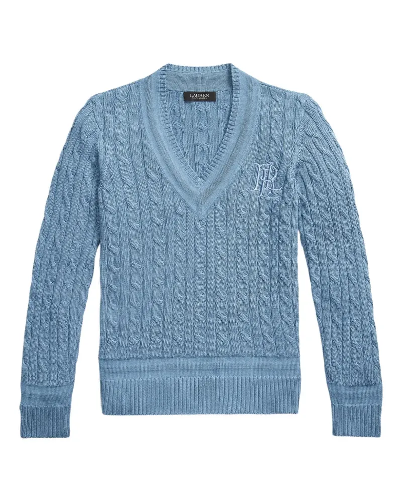 Ralph Lauren Pullover mit Zopfmuster - Blau Blau