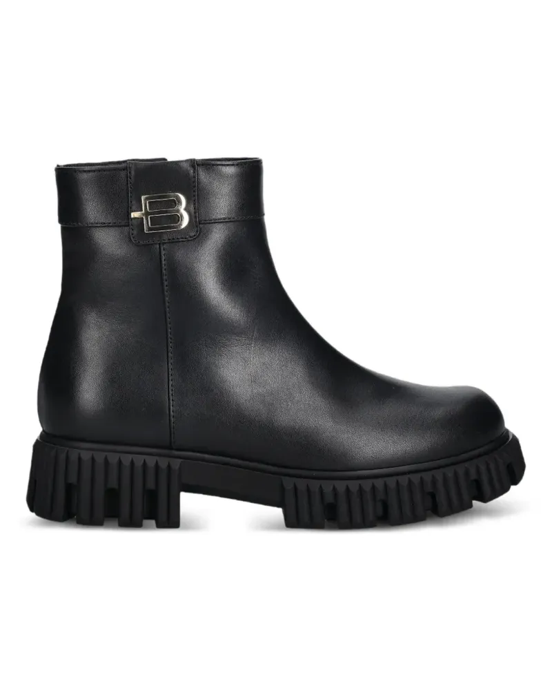 Baldinini lug-sole ankle boots - Schwarz Schwarz