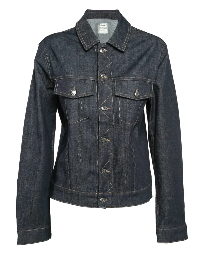 Zadig & Voltaire Jeansjacke mit Knopfverschluss - Blau Blau