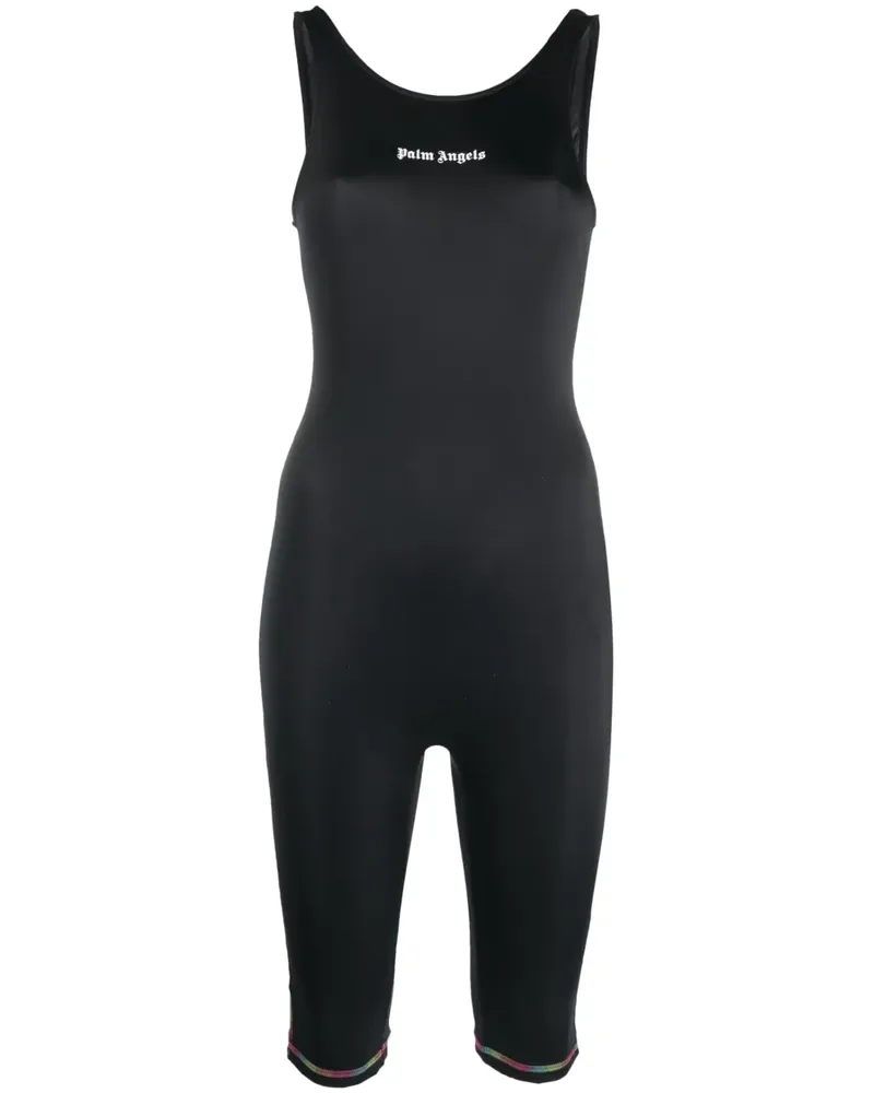 Palm Angels Rainbow Miami Jumpsuit - Schwarz Schwarz