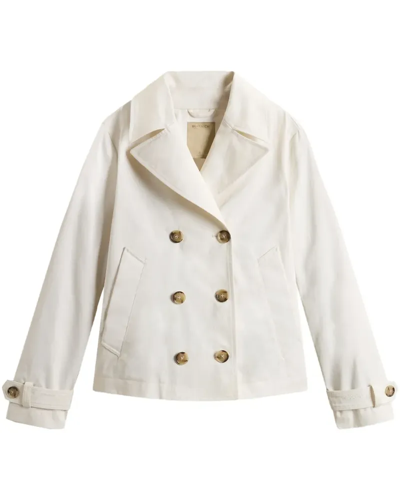 Woolrich Klassische Cabanjacke - Weiß Weiß