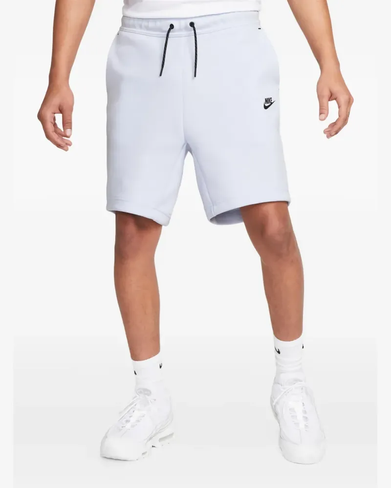 Nike logo-detail fleece shorts - Grau Grau