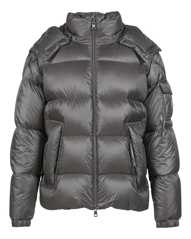 Moncler Gesteppte Kapuzenjacke - Grau Grau