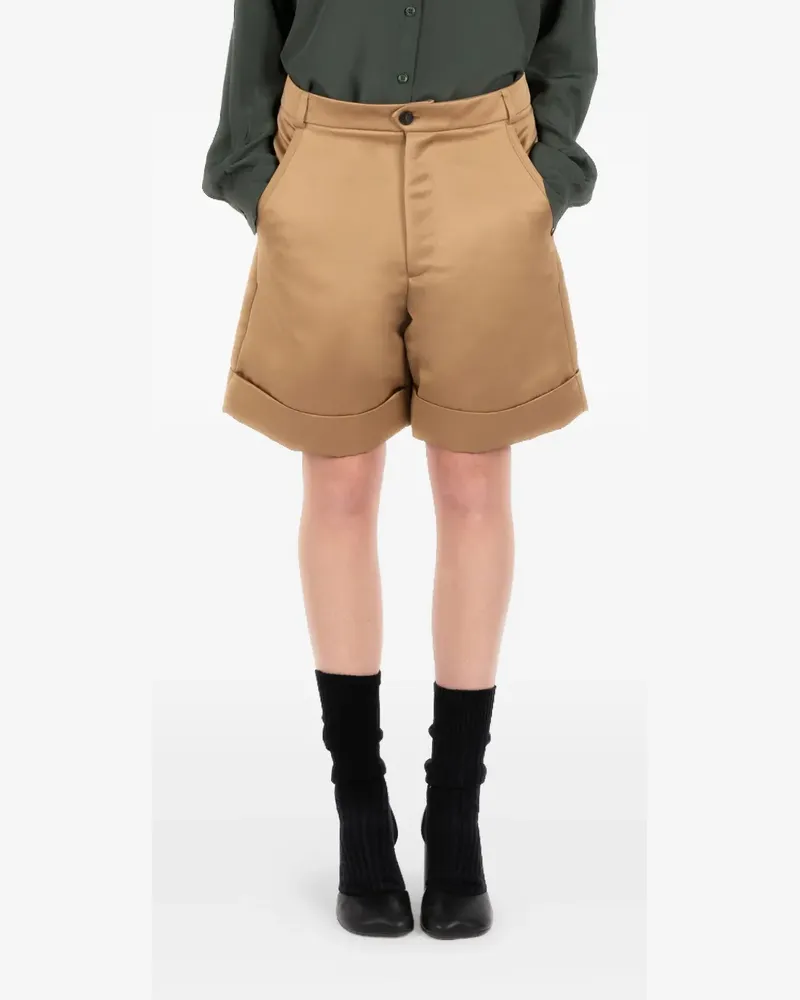 Société Anonyme Manu Shorts aus Satin - Nude Nude