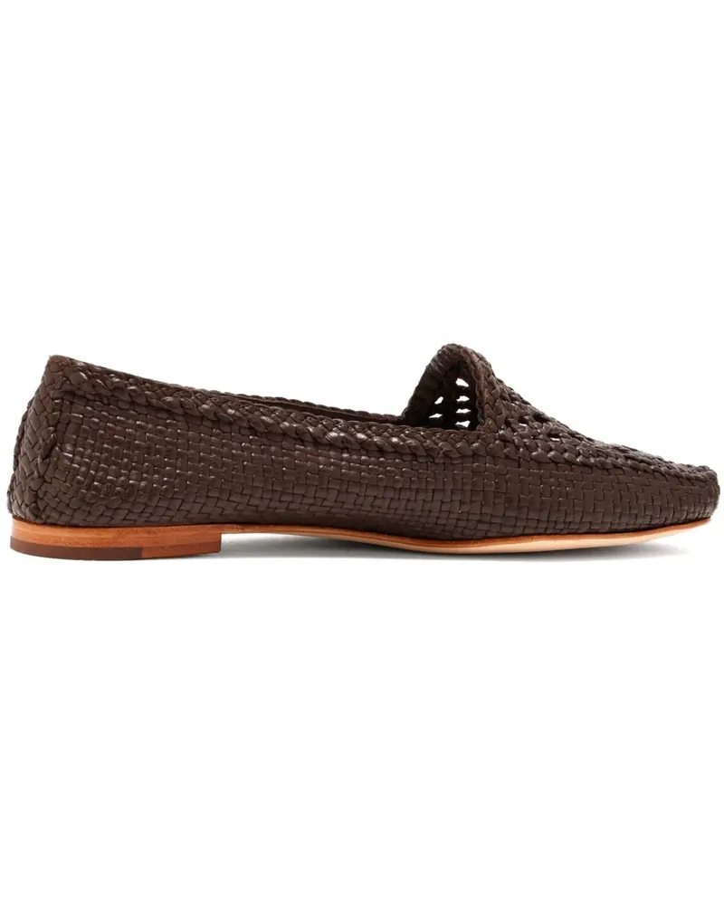 Dragon Diffusion Loafer mit Webmuster - Braun Braun