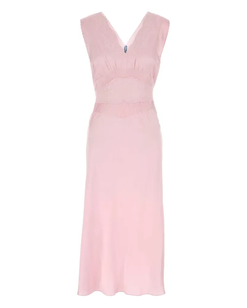 Prada Kleid mit Gürtel - Rosa Rosa