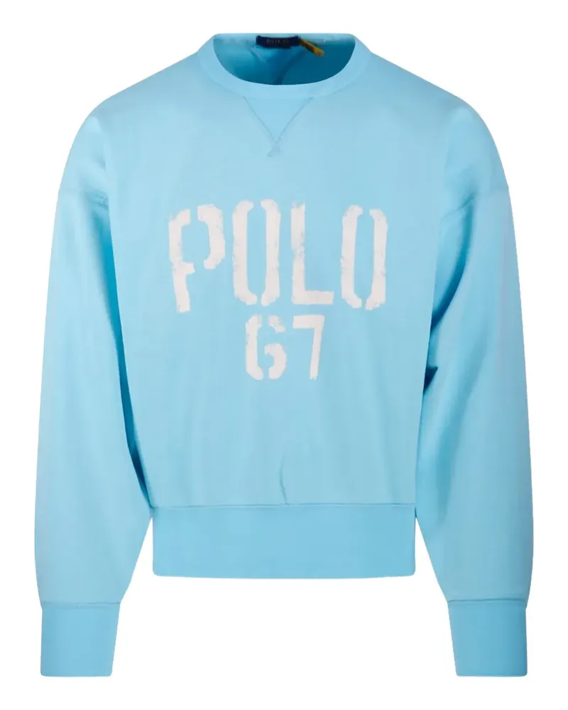 Ralph Lauren logo-print sweater - Blau Blau