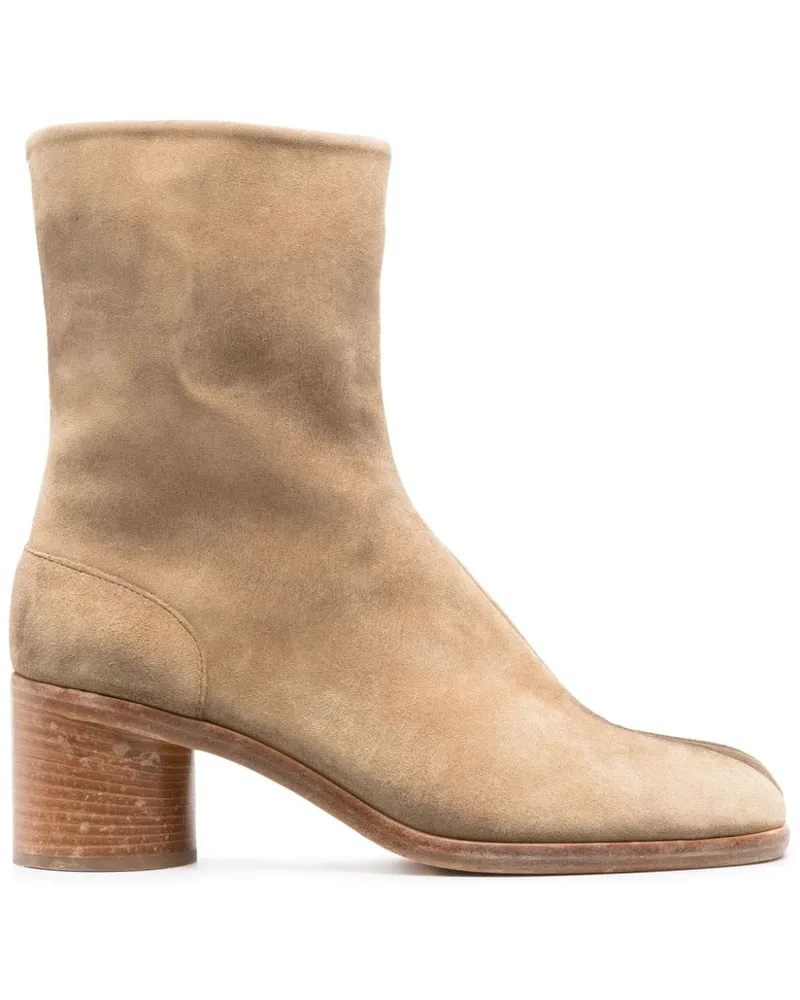 Maison Margiela Tabi Stiefeletten aus Wildleder 60mm - Braun Braun