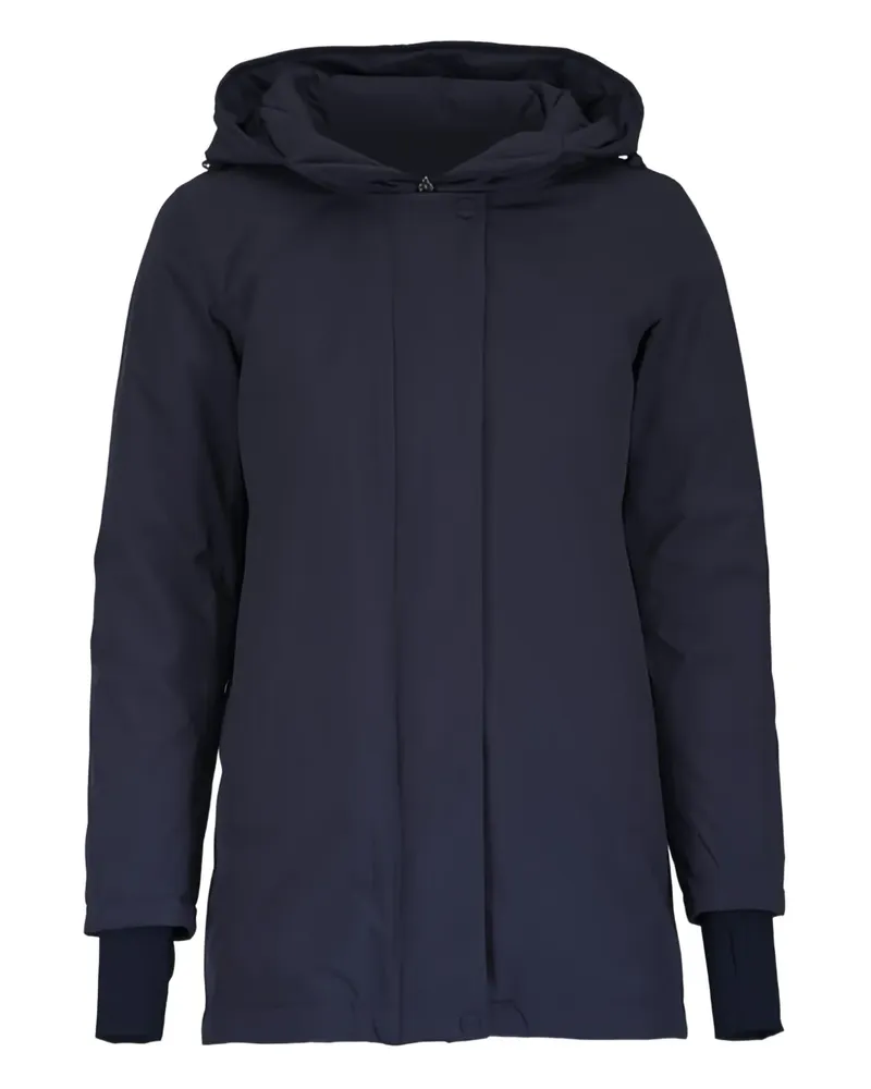 Herno Kapuzenmantel mit Kragen - Blau Blau