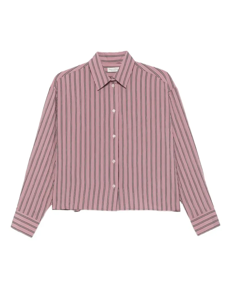Marc O'Polo Hemd mit Längsstreifen - Rosa Rosa