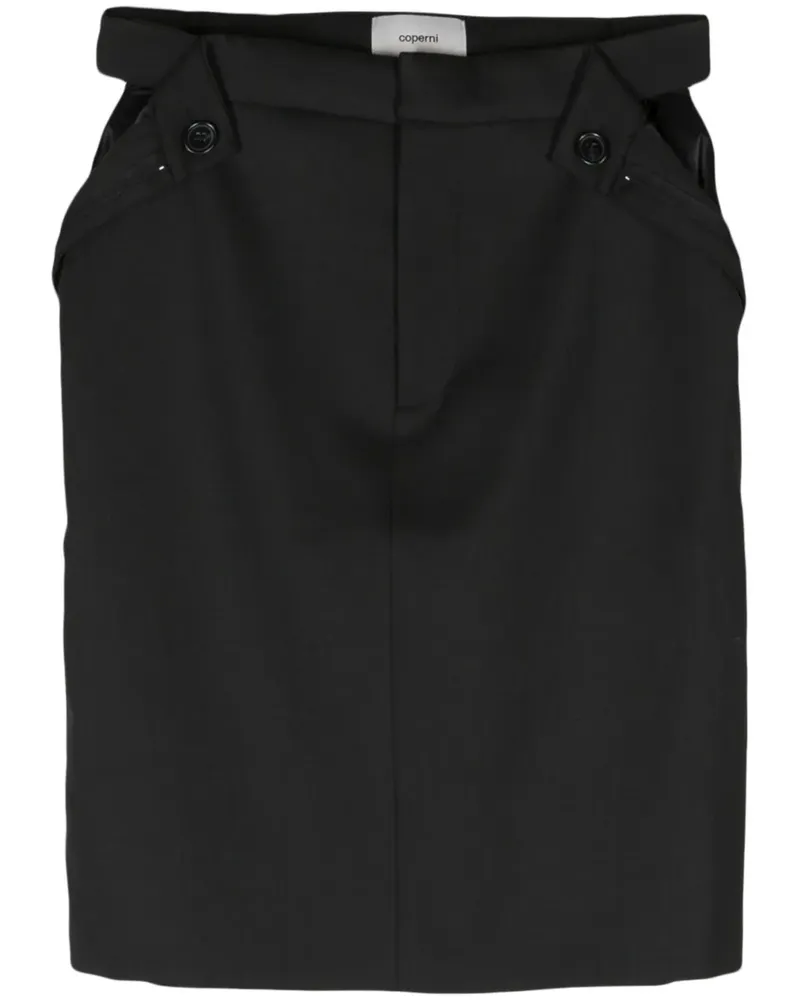 COPERNI Open Hip Bleistiftrock - Schwarz Schwarz