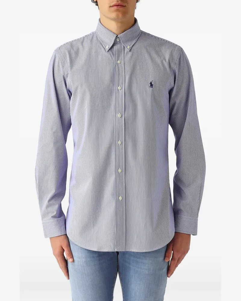 Ralph Lauren Hemd mit Längsstreifen - Blau Blau