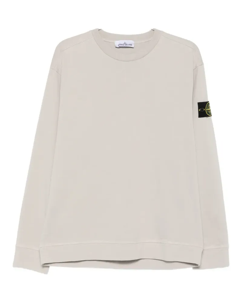 Stone Island logo-patch sweater - Nude Nude