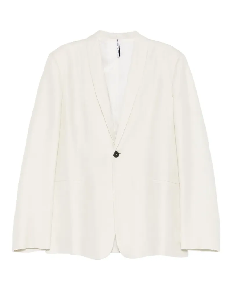 Liviana Conti Einreihige Jacke mit Schalkragen - Nude Nude