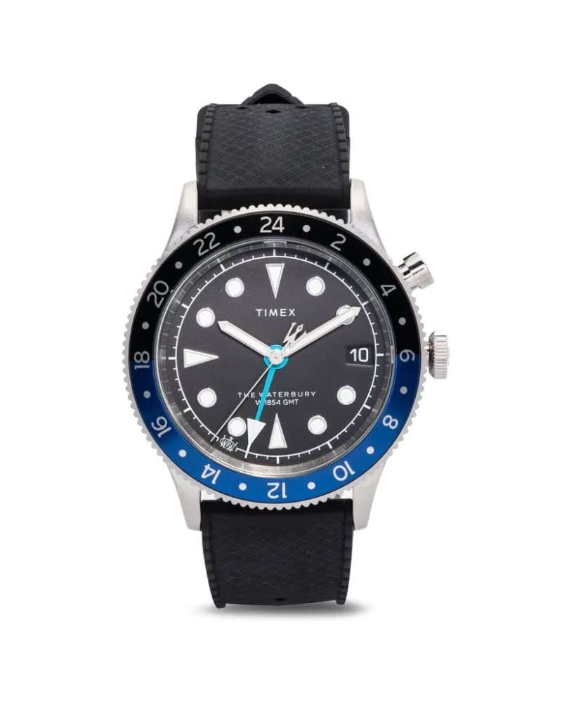 Timex Waterbury Traditional GMT 39mm Schwarz