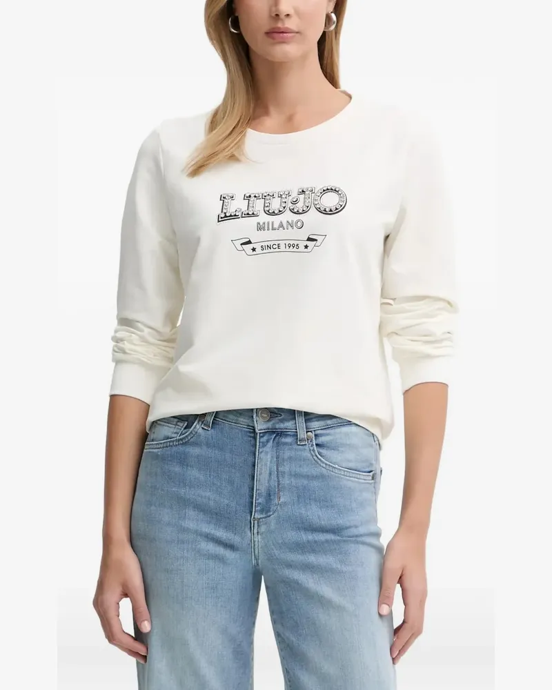 Liu Jo Sweatshirt mit Grafik - Nude Nude
