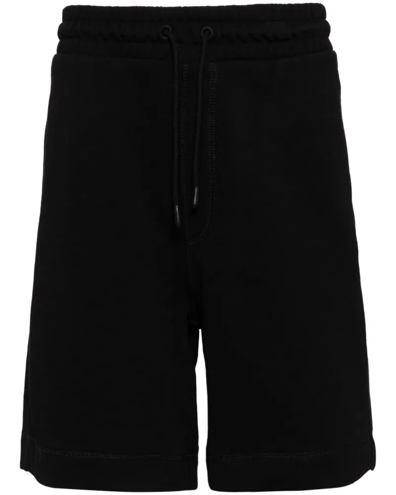 HUGO BOSS Joggingshorts mit Logo-Patch - Schwarz Schwarz