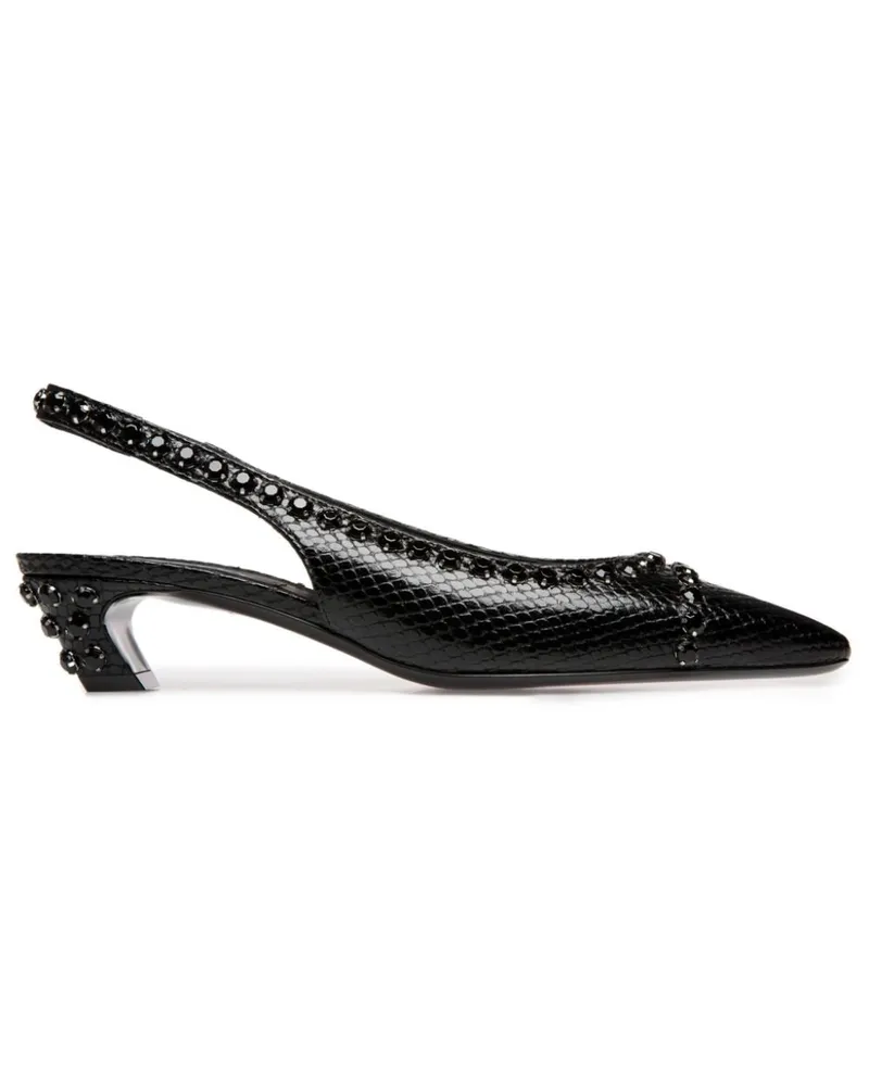 Bally Sylt Slingback-Pumps - Schwarz Schwarz
