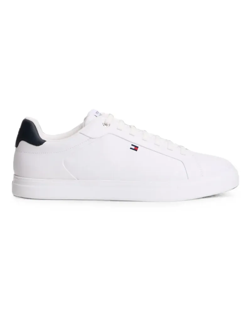 Tommy Hilfiger Sneakers mit Logo-Patch - Weiß Weiß
