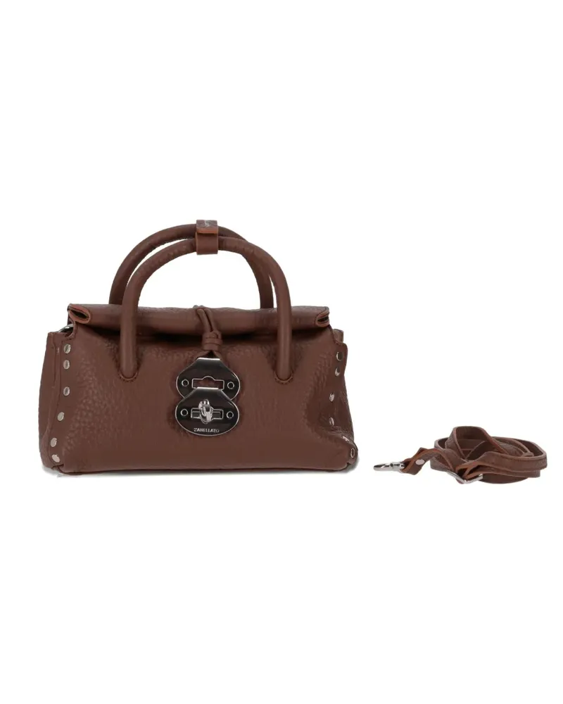 Zanellato mini Dotta® Centauro shoulder bag - Braun Braun