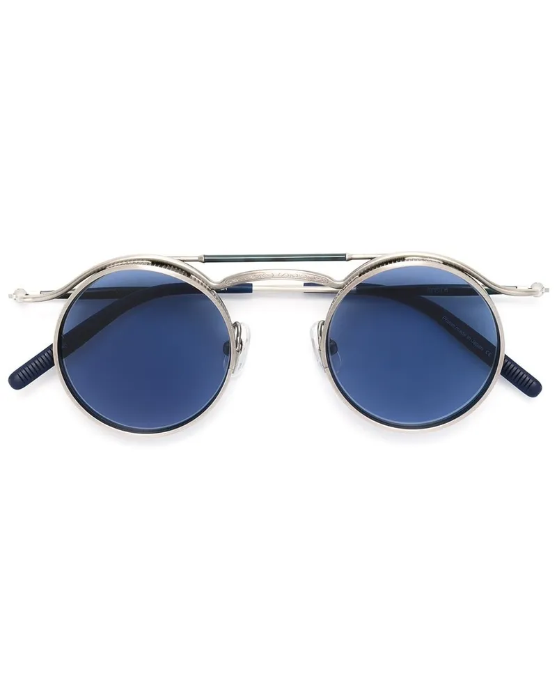 MATSUDA Sonnenbrille mit rundem Gestell - Metallic Metallic