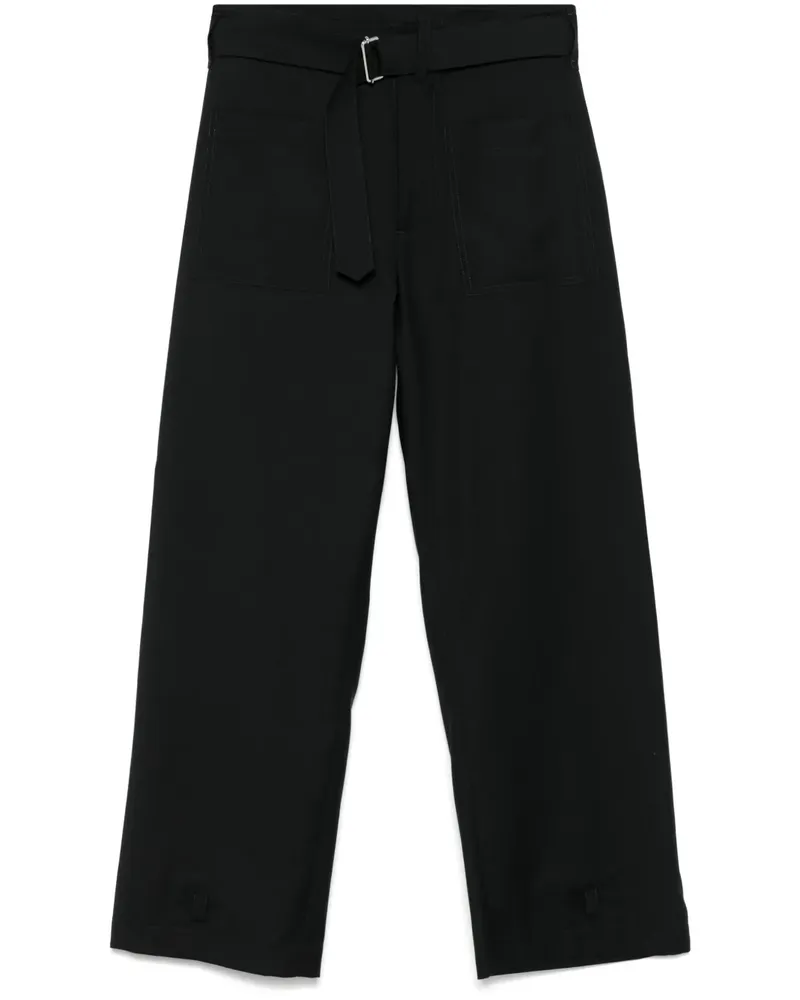 N° 21 Straight-Leg-Hose mit Gürtel - Schwarz Schwarz