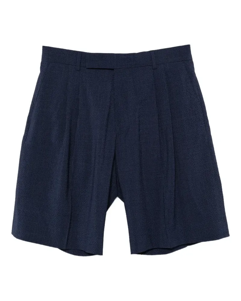 Paul Smith pleated shorts - Blau Blau