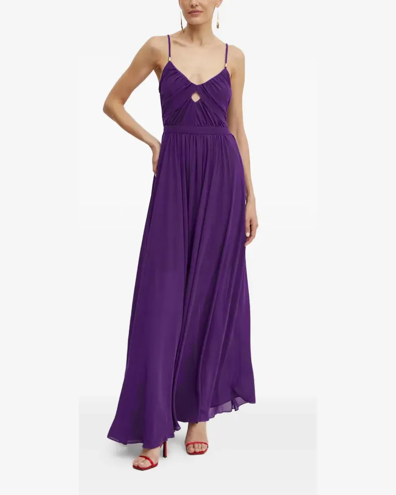 Morgan Maxikleid mit Cut-Outs - Violett Violett