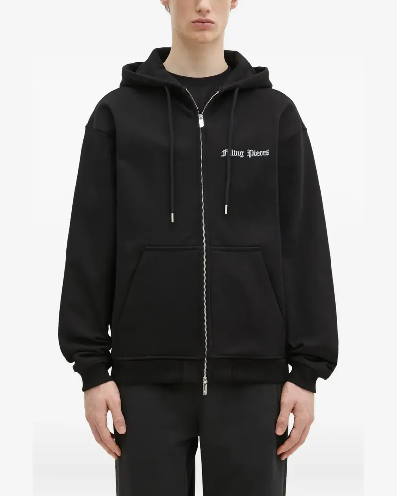 Filling Pieces Hoodie mit grafischem Print - Schwarz Schwarz